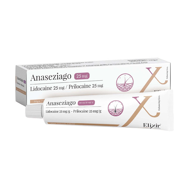 Anaseziago 25mg/g Lidocaine & 25mg/g Prilocaine Topical Cream