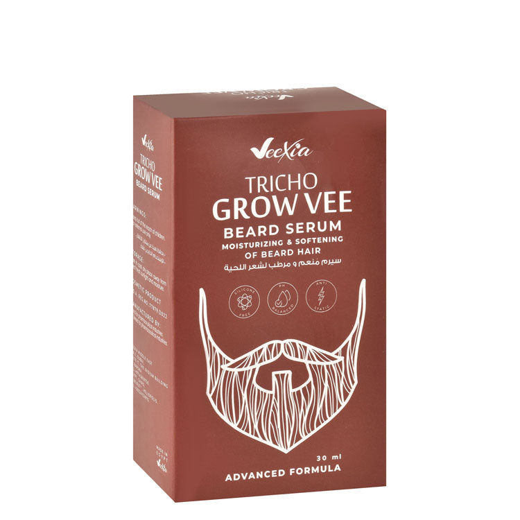 Veexia Tricho Grow Vee Moisturizing & Softening Beard Serum - silicone free