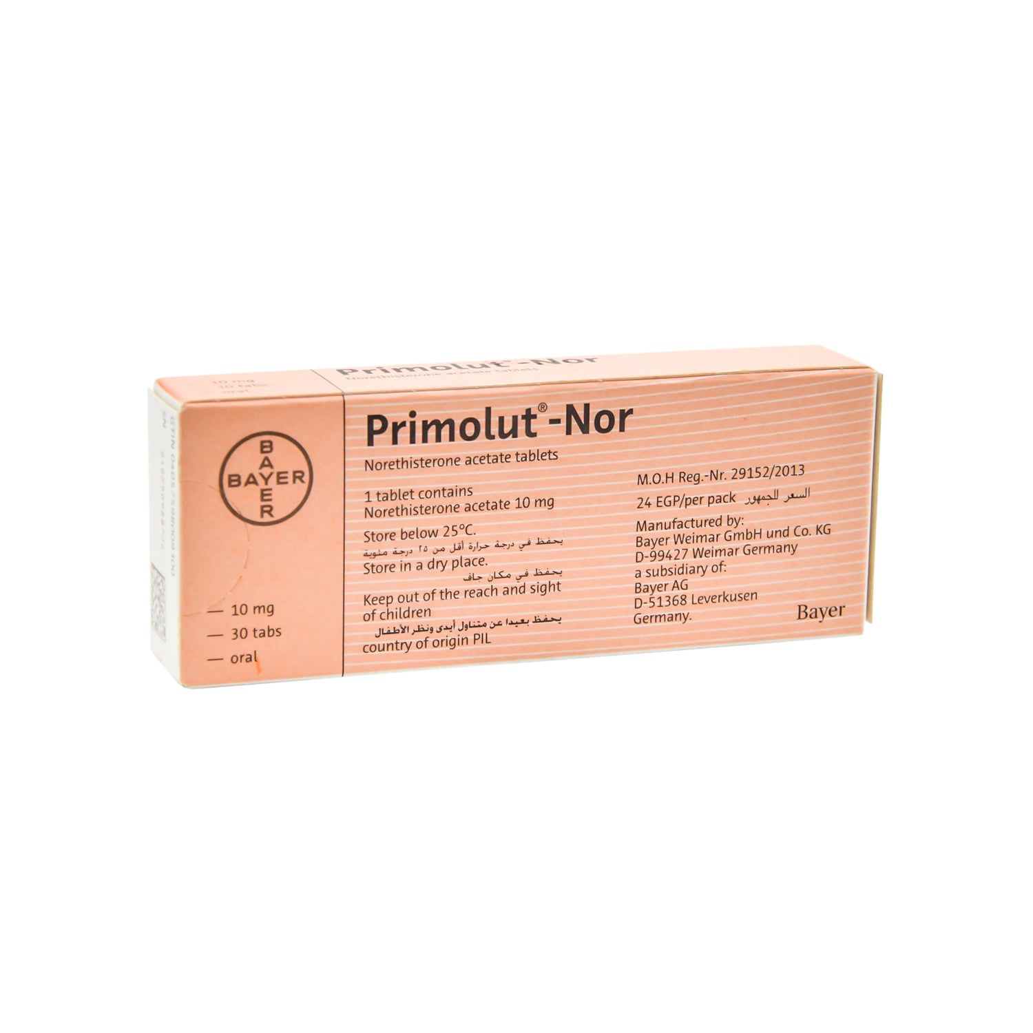 Primolut Nor 10mg 30 Tablet
