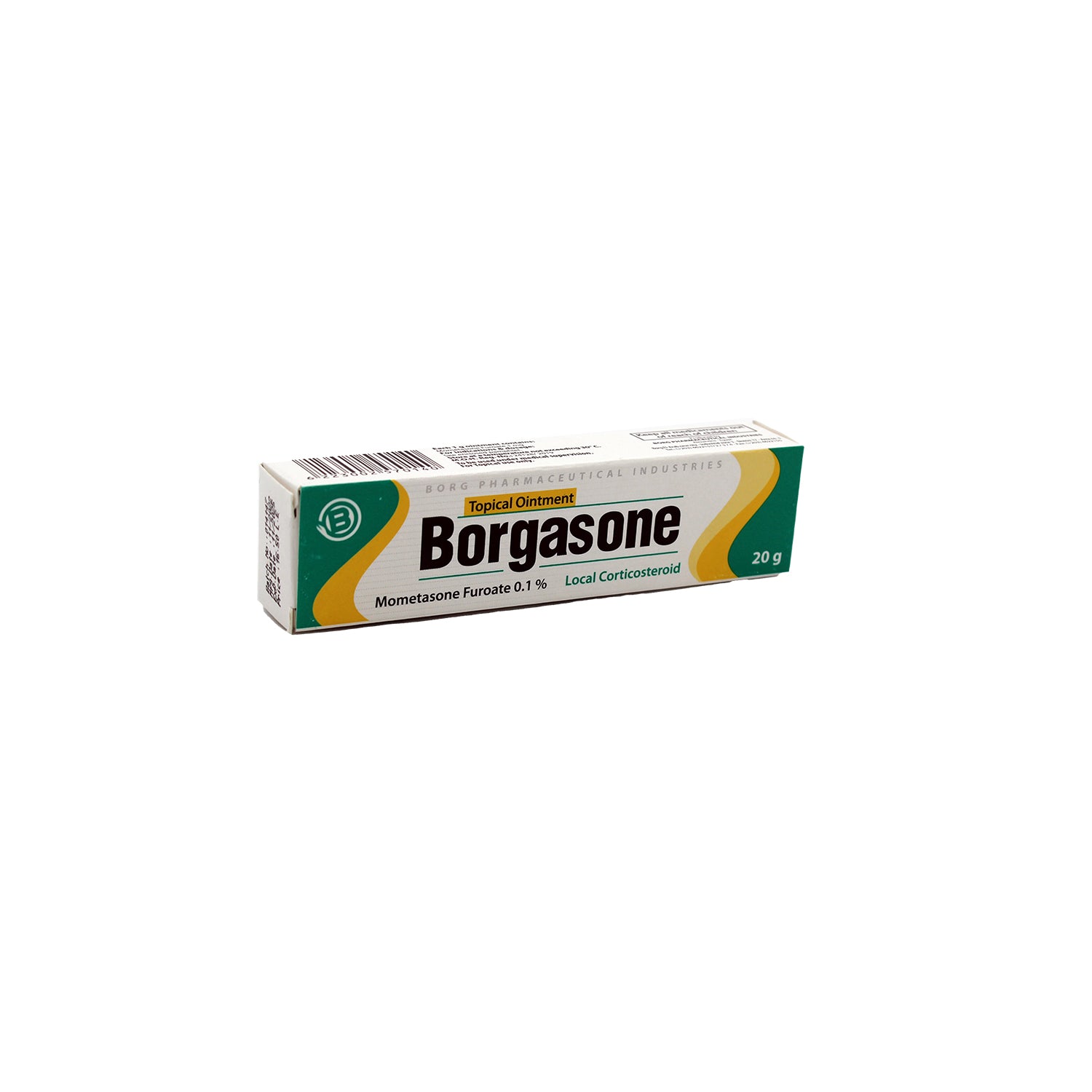 Borgasone 0.1% Mometasone Furoate Local Corticosteroid Ointment