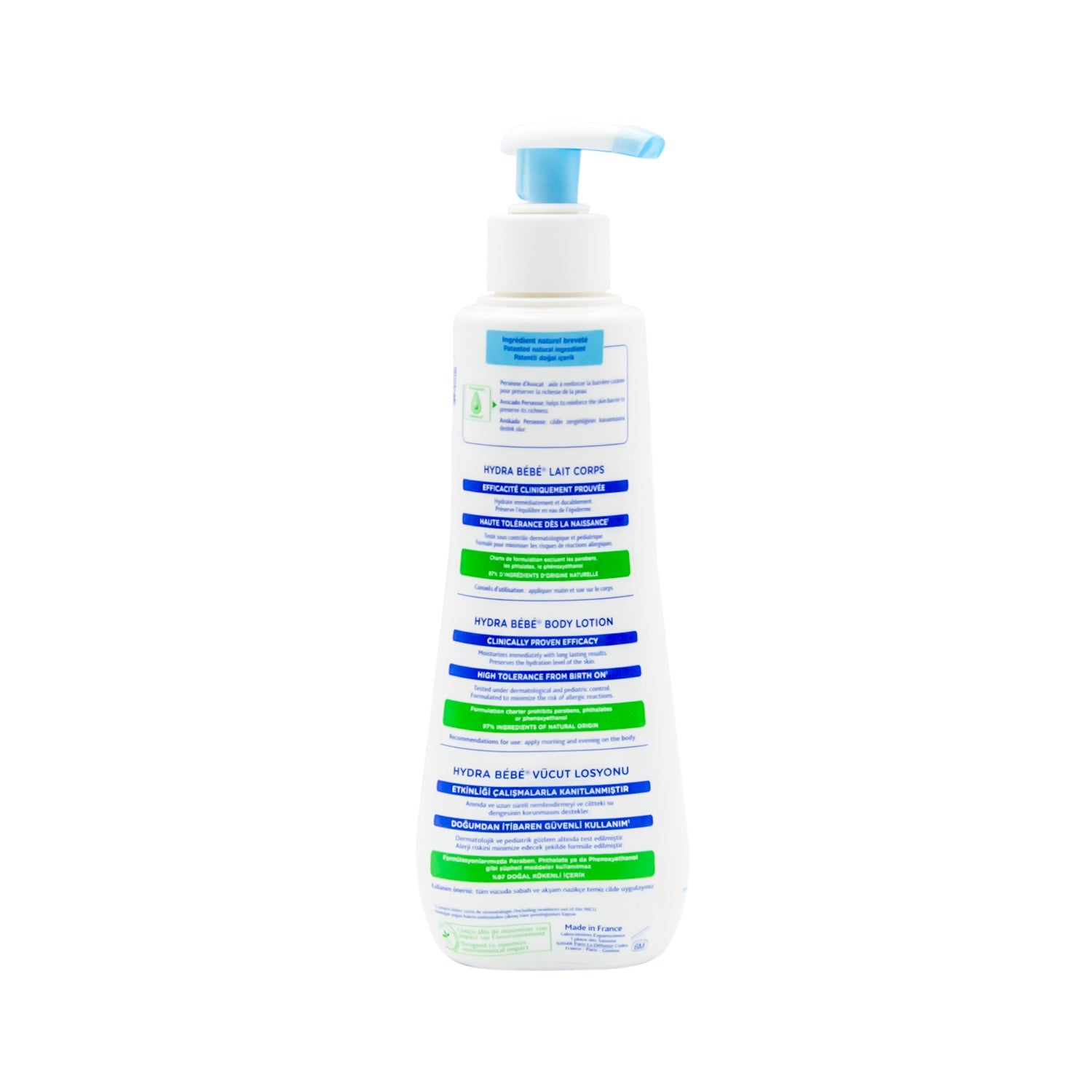 Mustela Hydra Bebe Body Lotion with Organic Avocado for Babies with Normal Skin
