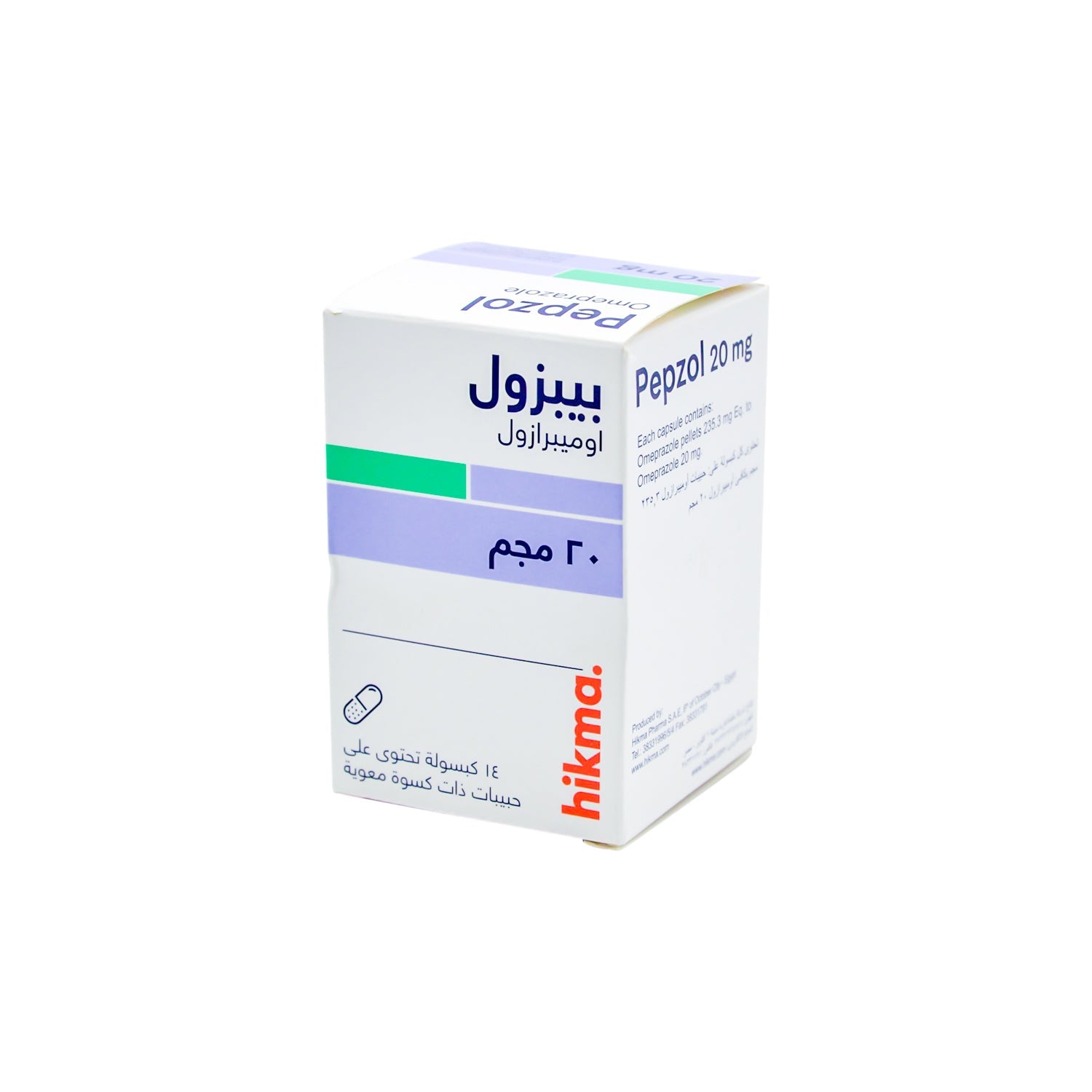 Pepzol 20mg Omeprazole