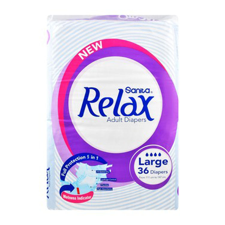 Sanita Relax Large Adult Diapers (111-147cm)