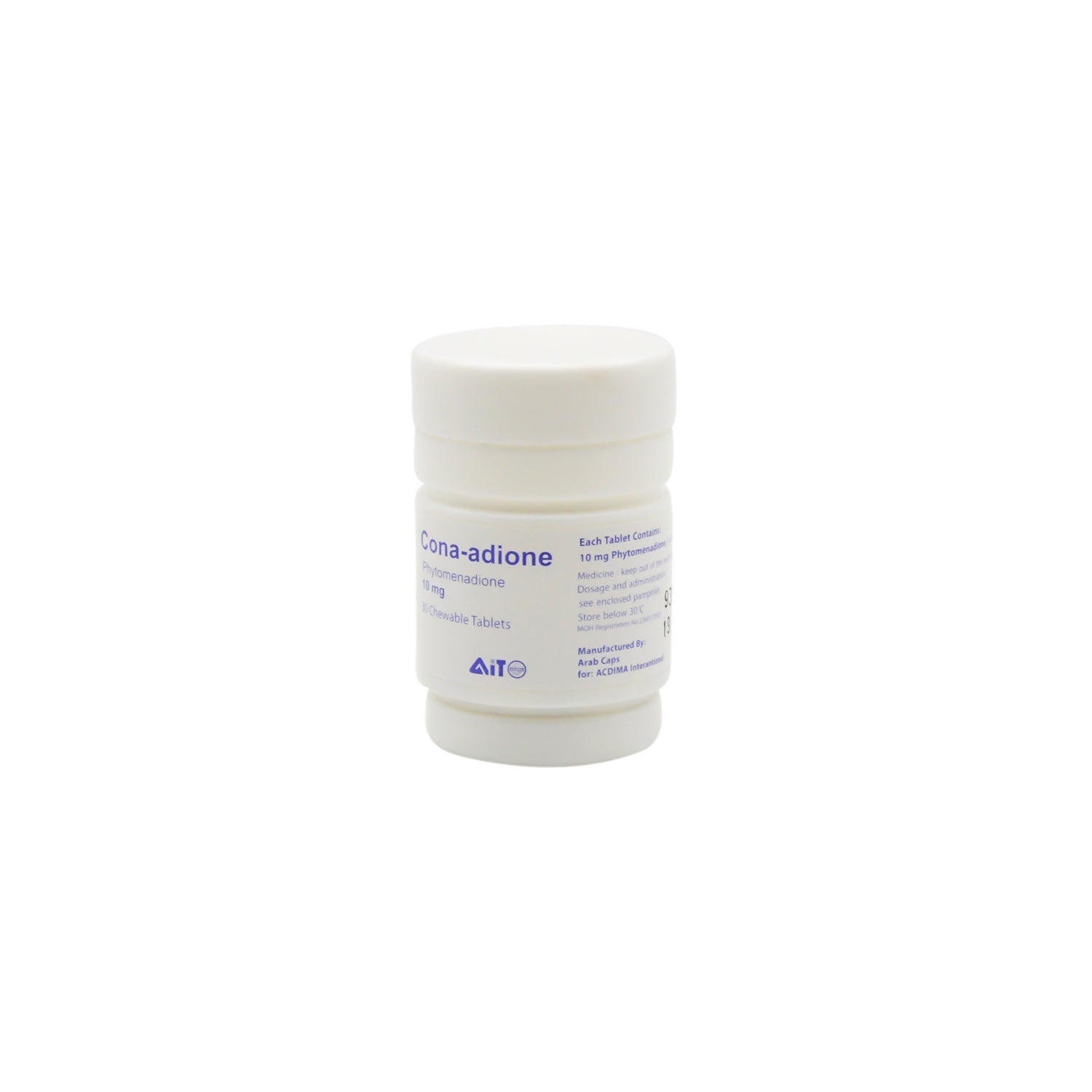 Cona-adione 10mg Phytomenadione Chewable Tablets