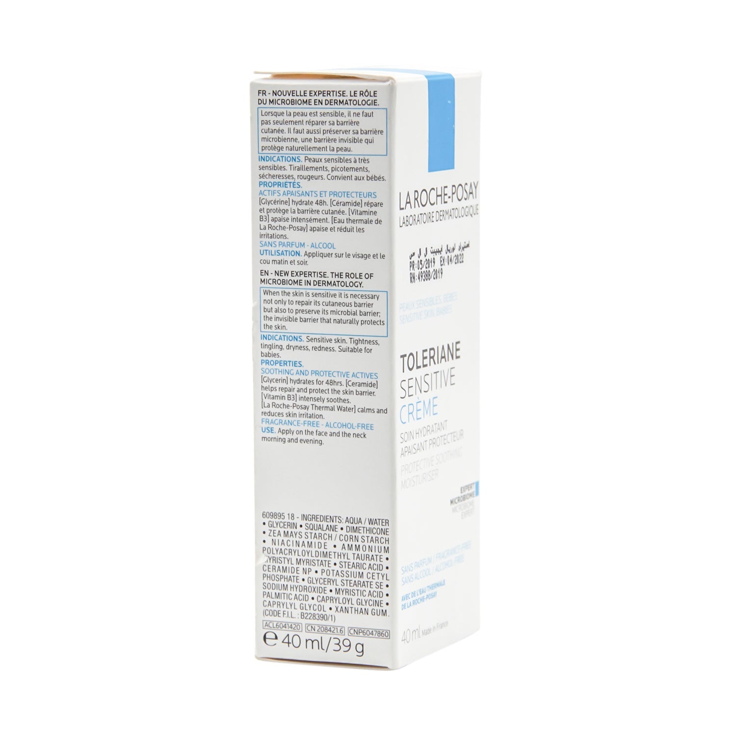 La Roche-Posay Toleriane Protective Soothing & Moisturizing Face Cream for Babies & Adults with Sensitive Skin - alcohol free, fragrance free