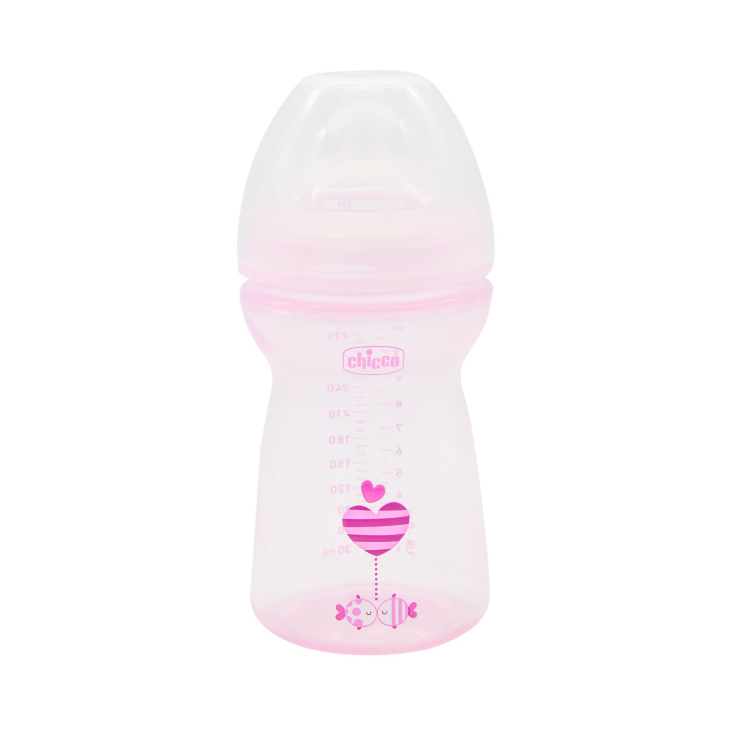 Chicco Bottle Natural Feeling Rose (+6M) 330ml 80731