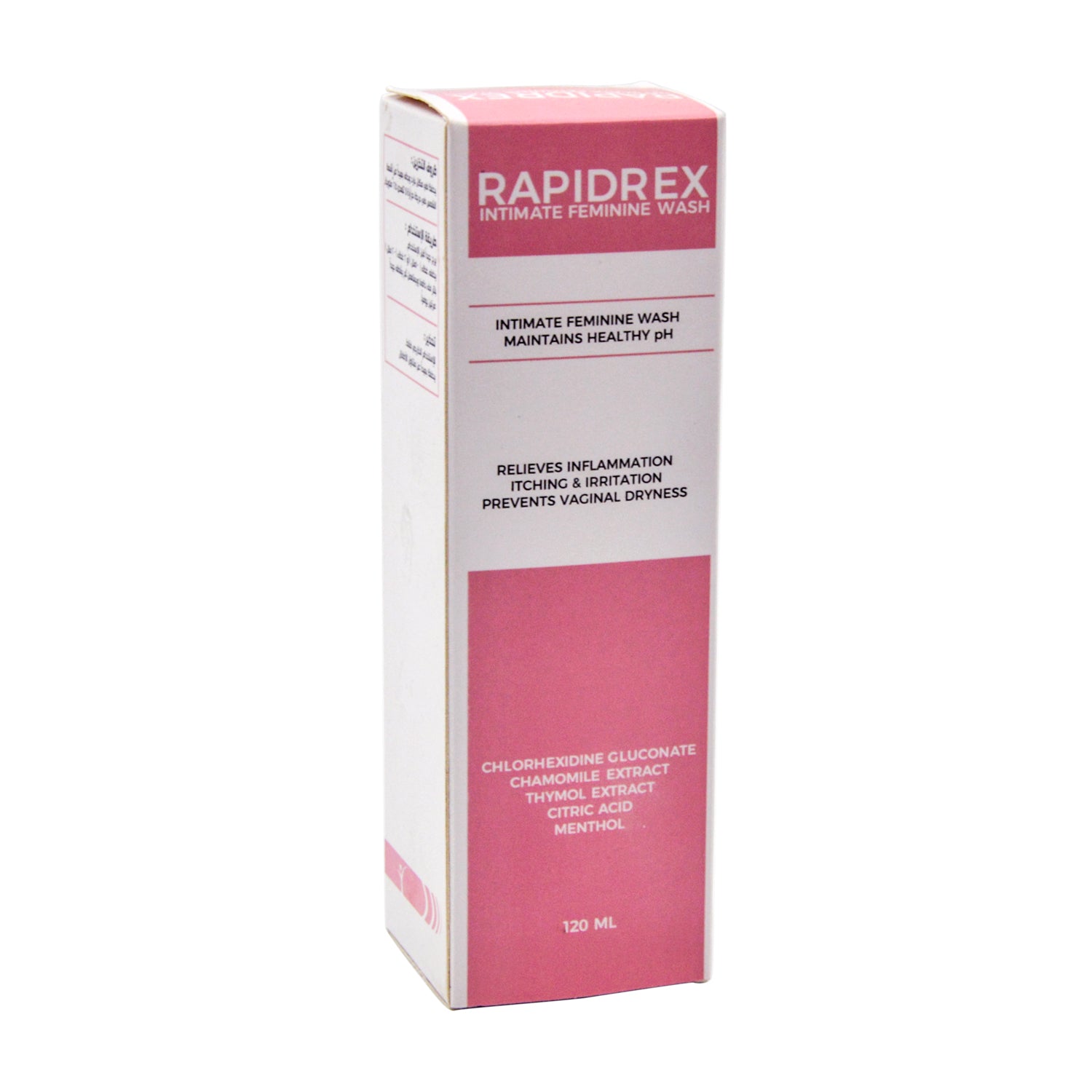 Rapidrex Intimate Feminine Wash for Inflammation, Itching, Irritation & Vaginal Dryness