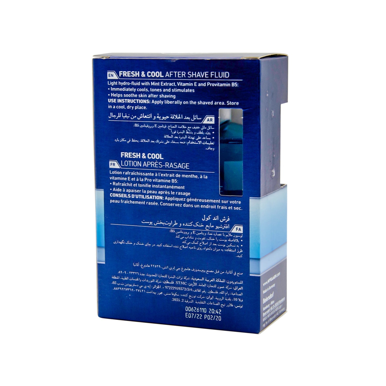 NIVEA Men Fresh Kick Aftershave Lotion with Mint & Cactus Water