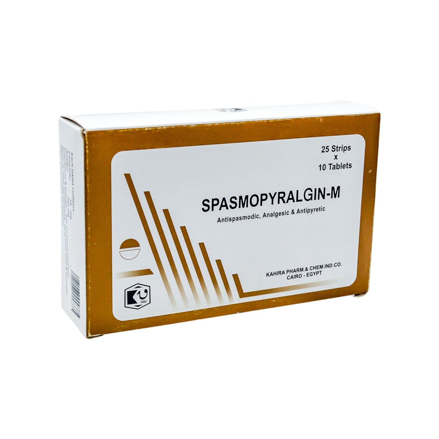 Spasmopyralgin-M 255mg Analgin & 25mg Camylofin Antispasmodic, Analgesic & Antipyretic Medication