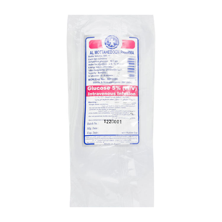 Glucose Saline 5% Solution for Intravenous Infusion