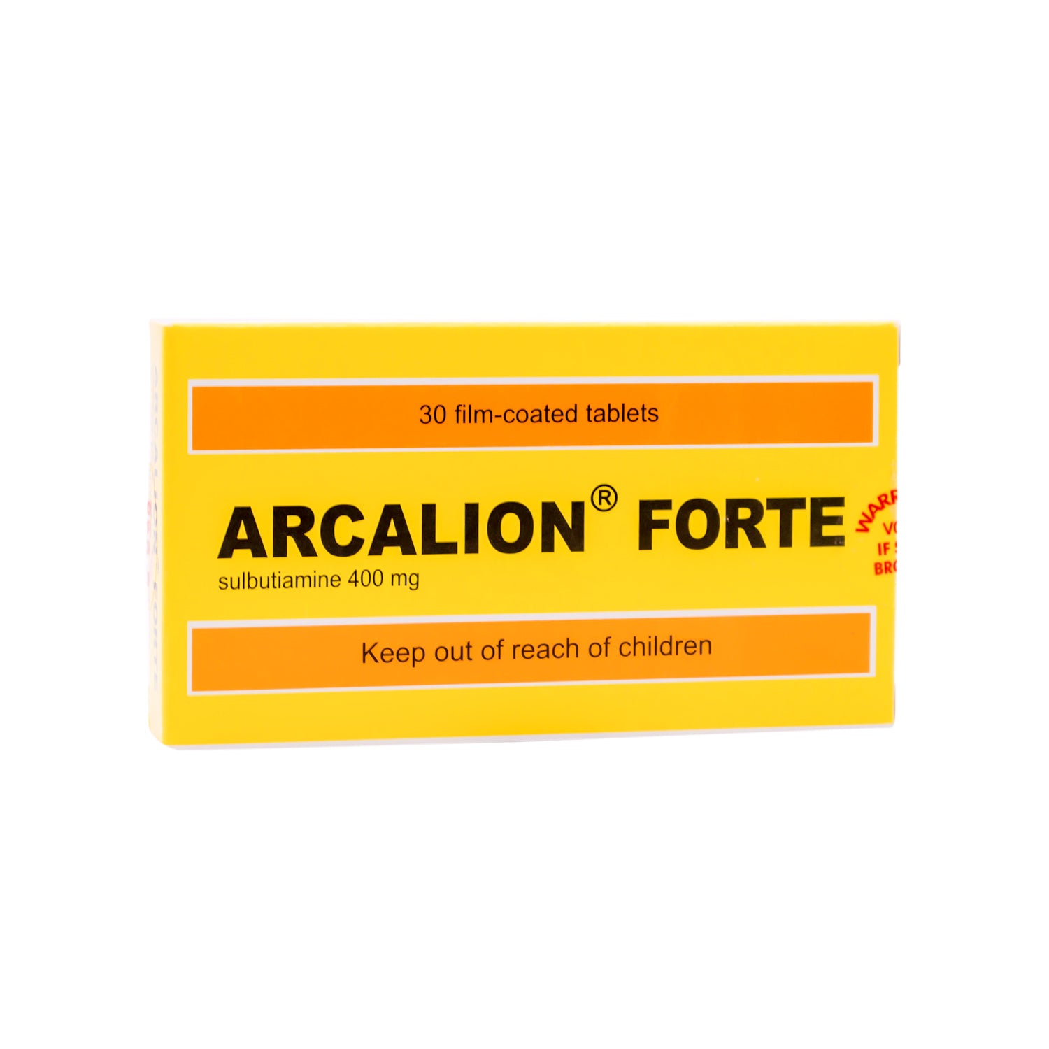 Arcalion Forte 400mg Sulbutiamine