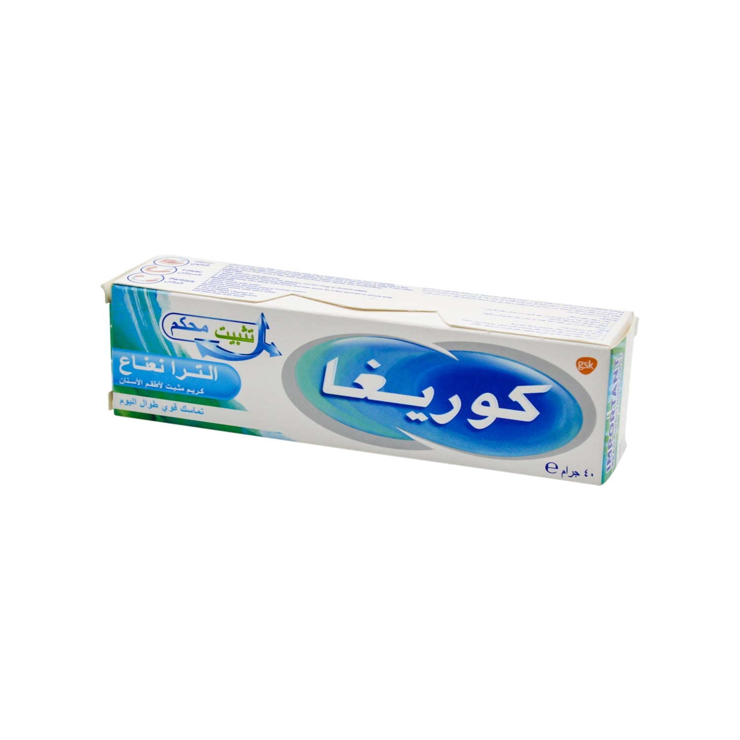 Corega Denture Fixing Cream Ultra Mint Flavor Strong Hold