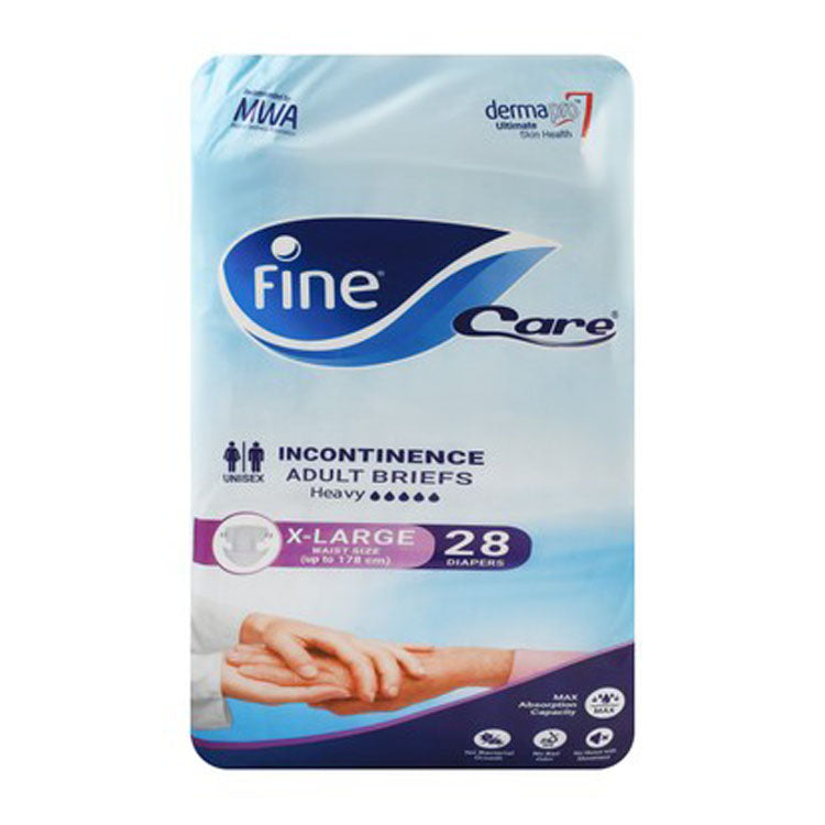Fine Care XL Unisex Incontinence Adult Briefs (Up to 178cm)