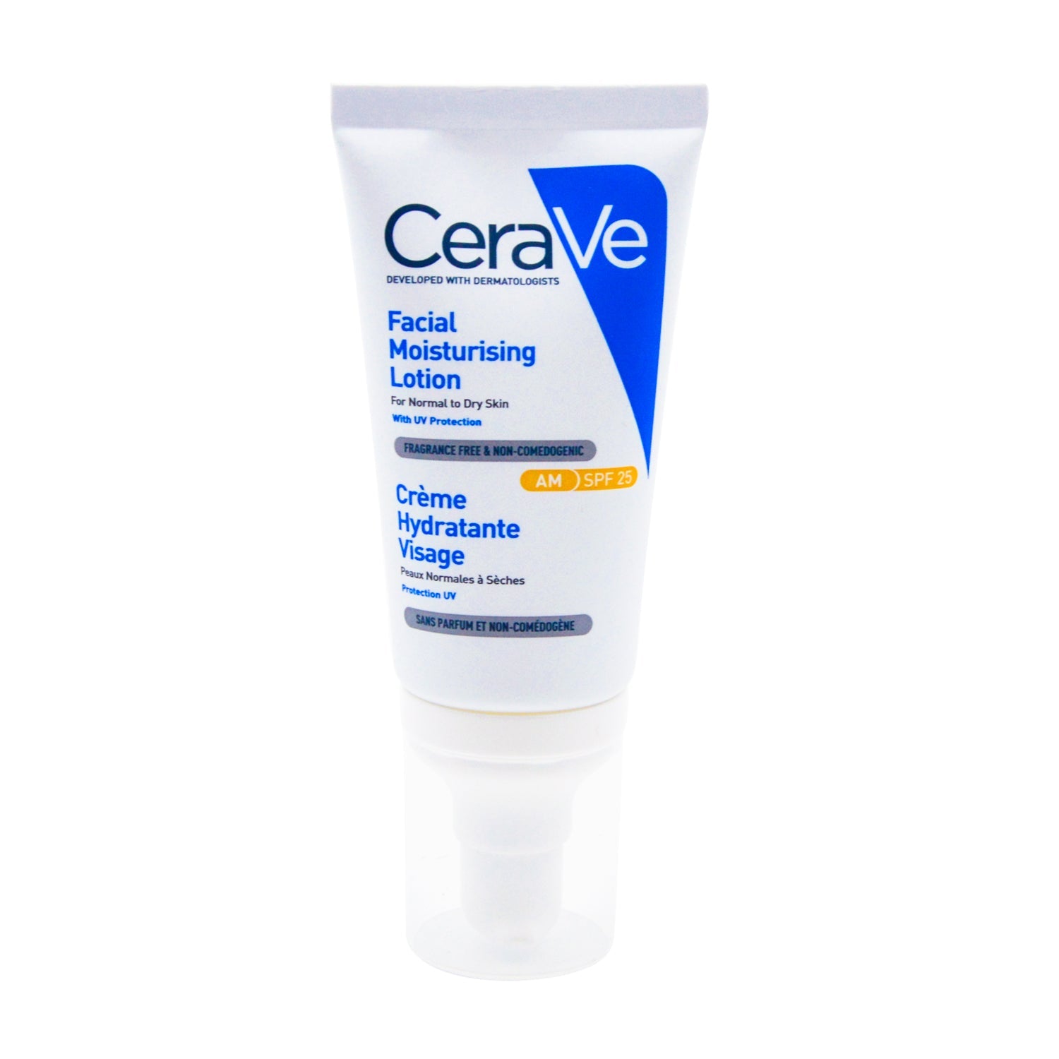 CeraVe AM Moisturizing Face Lotion with Ceramides, Niacinamide & Hyaluronic Acid for Normal to Dry Skin SPF25 - fragrance free, non comedogenic