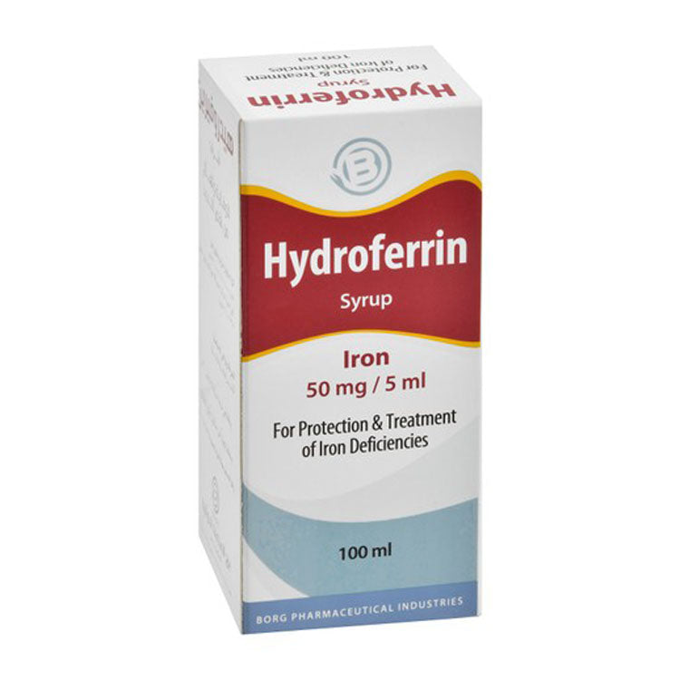Hydroferrin 50mg/5ml Iron Supplement Syrup