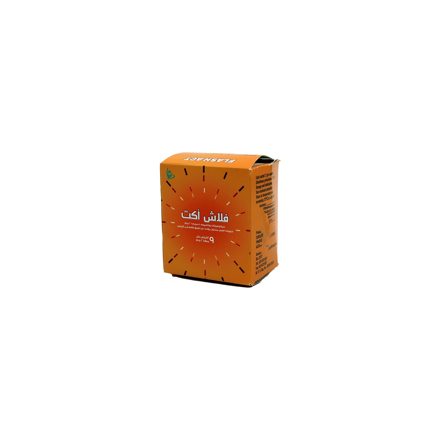Flash Act 50mg Diclofenac Potassium Anti-Inflammatory & Analgesic Granule Sachets for Oral Solution