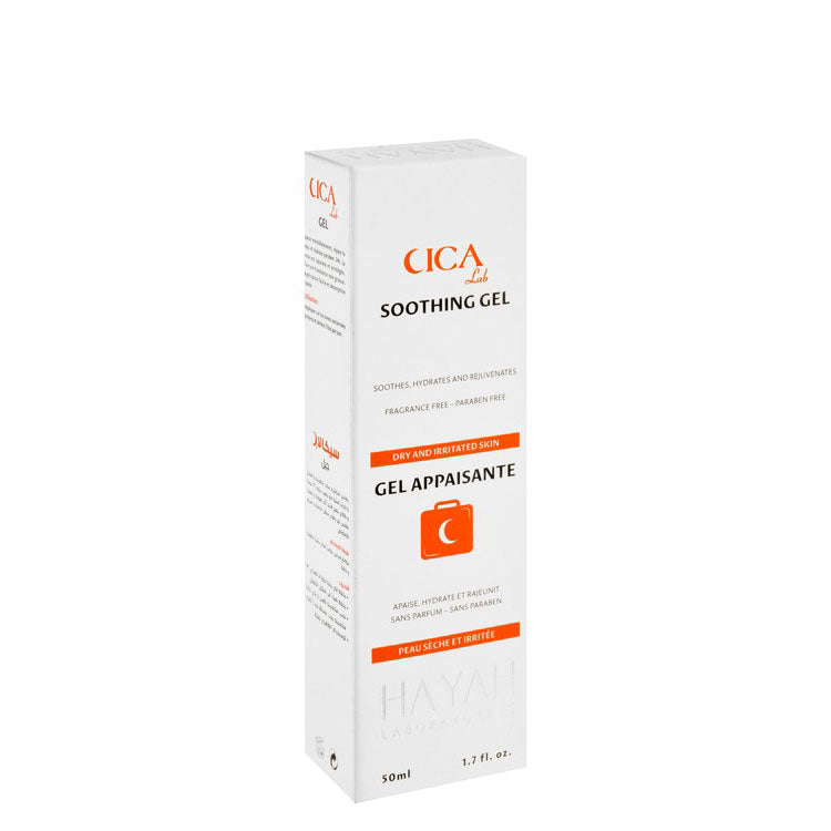 Cica Lab Soothing, Hydrating & Rejuvenating Gel for Dry & Irritated Skin - fragrance free, parabens free