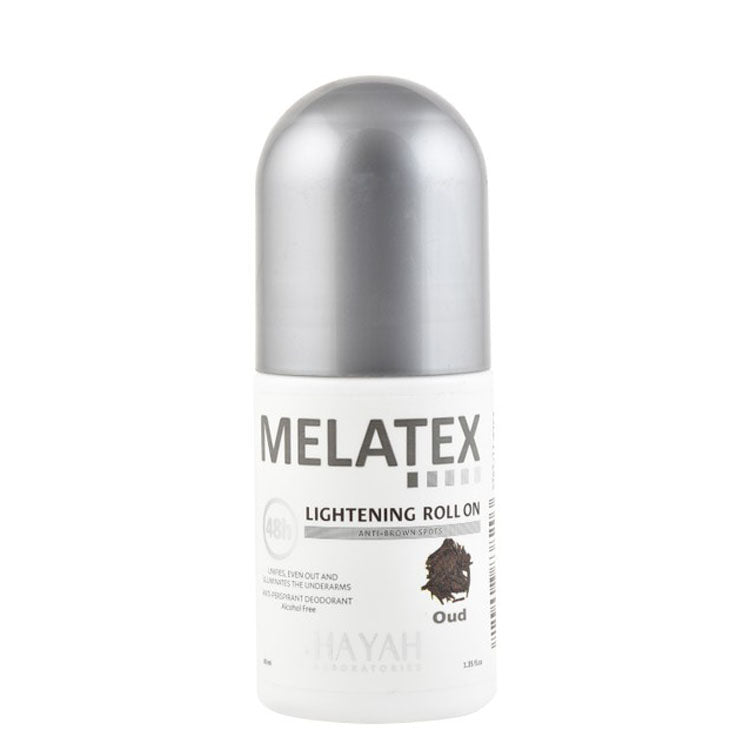Melatex 48H Antiperspirant & Anti-Brown Spots Roll-On Deodorant Oud Scent - alcohol free