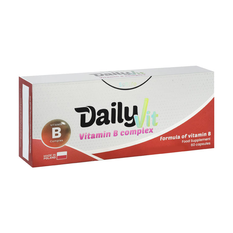 Sofi Life DailyVit Vitamin B Complex Nervous System Functioning, Energy & Red Blood Cell Production Support Supplement